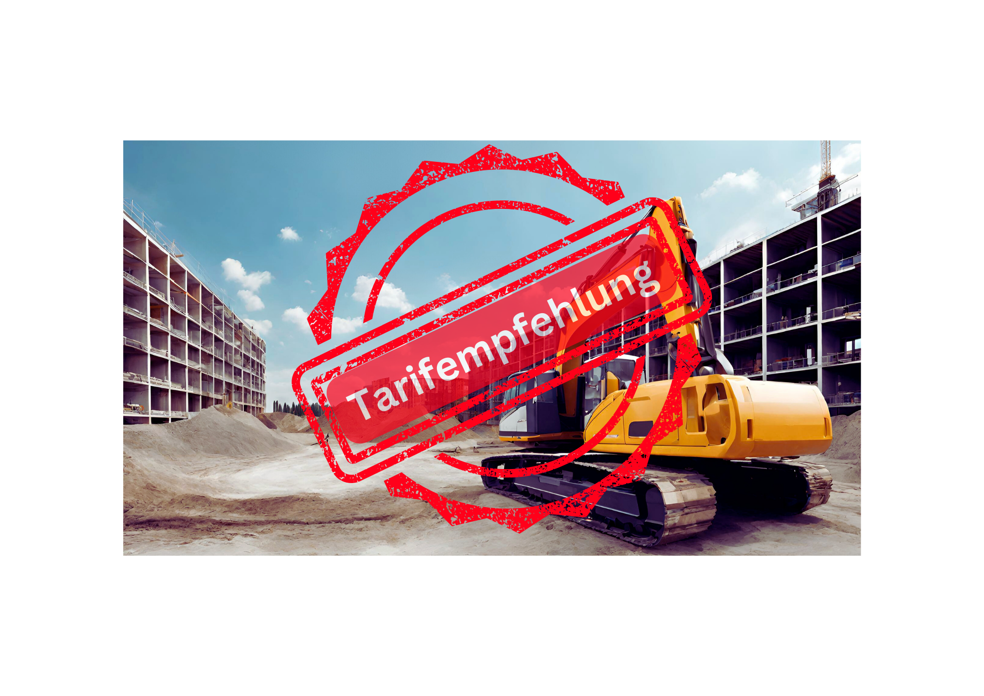 Der Hauptverband der Deutschen Bauindustrie (HDB) und der Zentralverband des Deutschen Baugewerbes (ZDB) geben eine Tarifempfehlung ab.